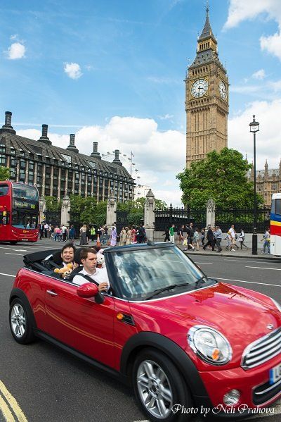 London Mini Cooper Wedding 10