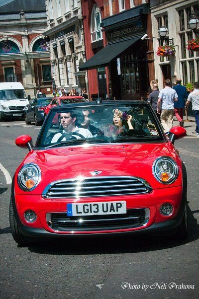 London Mini Cooper Wedding 3