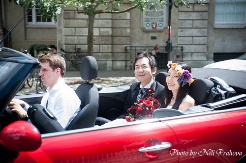 London Mini Cooper Wedding 7